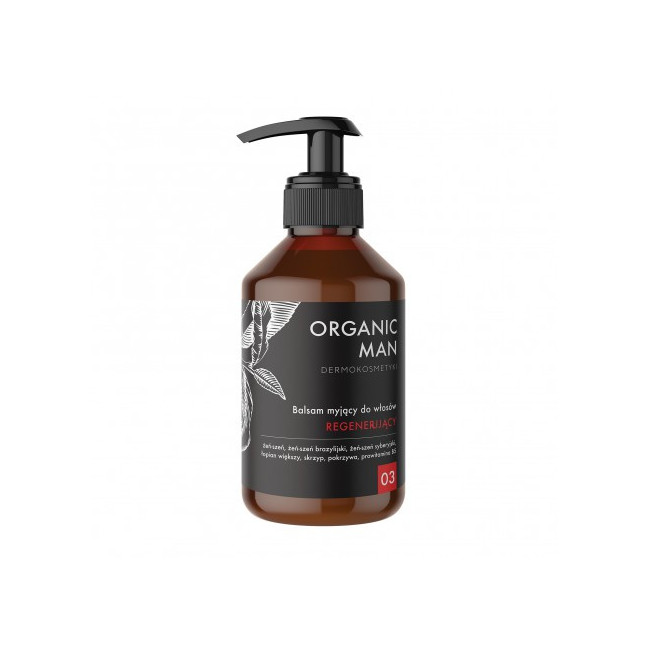 Balsam myjący do włosów regenerujący Organic Man Organic Life 250g