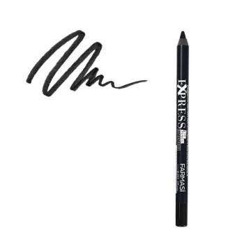 Wodoodporna kredka do oczu Express - Black Farmasi1,2 g