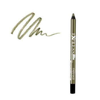 Wodoodporna kredka do oczu Express - Metallic Green Farmasi  1,2 g