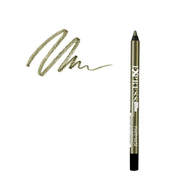 Wodoodporna kredka do oczu Express - Metallic Green Farmasi  1,2 g