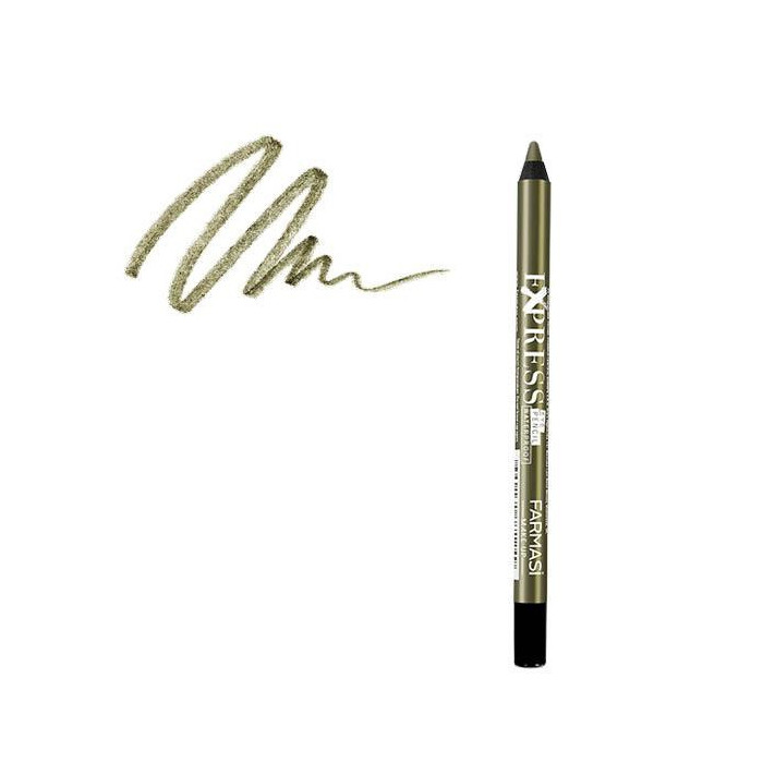 Wodoodporna kredka do oczu Express - Metallic Green Farmasi  1,2 g Wodoodporna kredka do oczu Express - Metallic Green Farmasi  1,2 g
