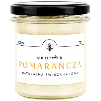 Naturalna świeca sojowa Pomarańcza Air Flavour  naturalne kosmetyki bi