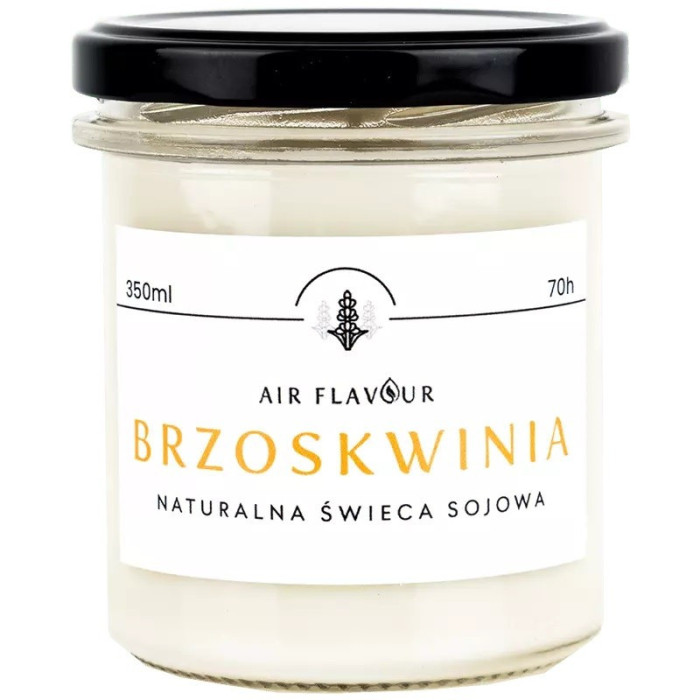 Naturalna świeca sojowa Brzoskwinia  Air Flavour 350ml Naturalna świeca sojowa Brzoskwinia  Air Flavour 350ml