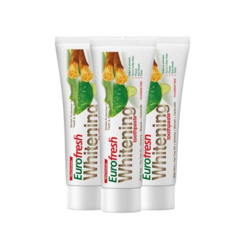 Zestaw 3x Eurofresh Whitening Wybielająca pasta do zębów