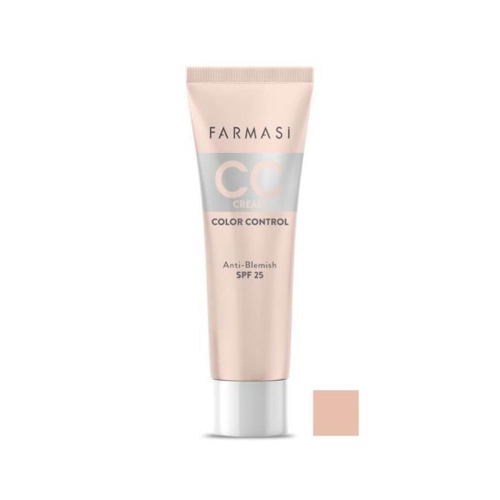 Farmasi Krem CC 02 Naturalny SPF 25 30 ml Farmasi Krem CC 02 Naturalny SPF 25 30 ml