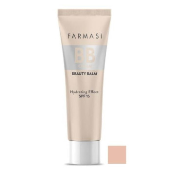Krem koloryzujący BB SPF 15 02 LIGHT TO MEDIUM Farmasi 30 ml