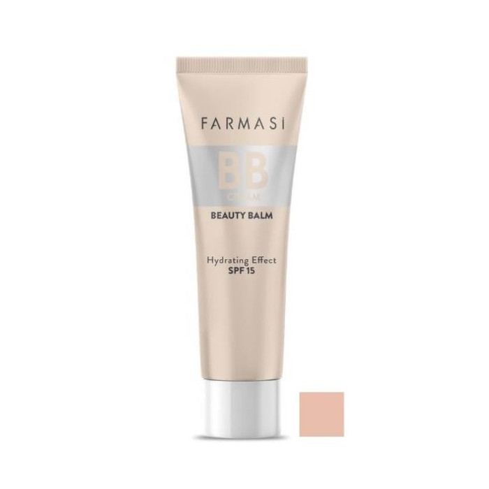 Krem koloryzujący BB SPF 15 02 LIGHT TO MEDIUM Farmasi 30 ml Krem koloryzujący BB SPF 15 02 LIGHT TO MEDIUM Farmasi 30 ml