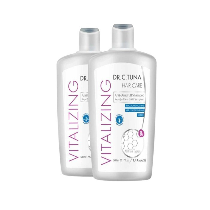 Zestaw 2x Szampon przeciwłupieżowy Vitalizing Dr.C, Tuna 500 ml Zestaw 2x Szampon przeciwłupieżowy Vitalizing Dr.C, Tuna 500 ml