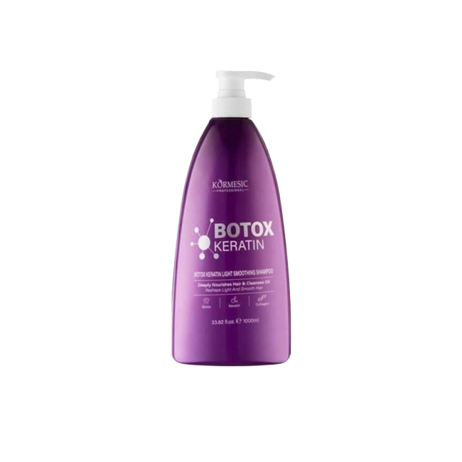 Szampon Kormesic Botox Keratin – Regeneracja i Blask Włosów 1000 ml