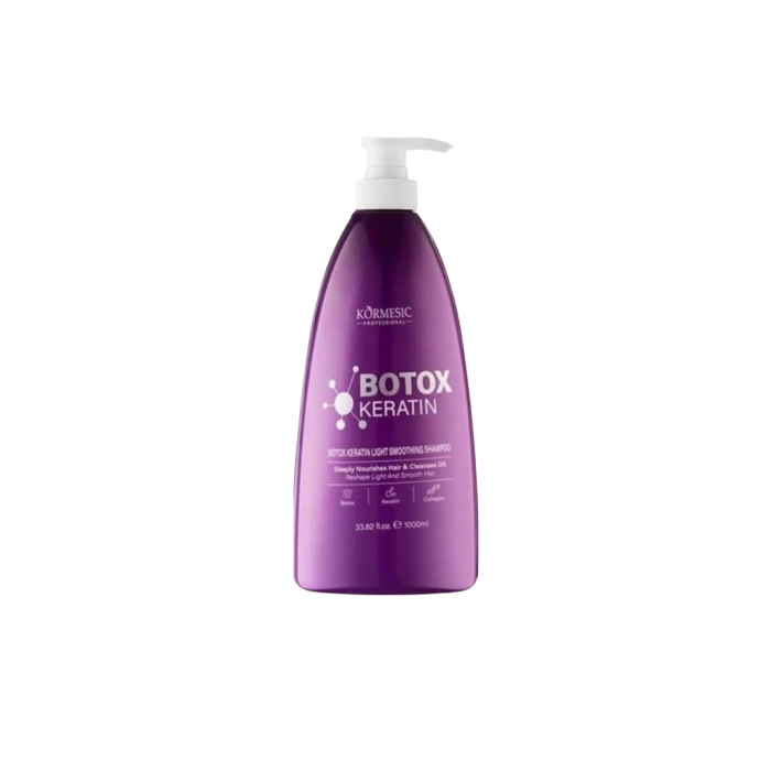 Szampon Kormesic Botox Keratin – Regeneracja i Blask Włosów 1000 ml Szampon Kormesic Botox Keratin – Regeneracja i Blask Włosów 1000 ml